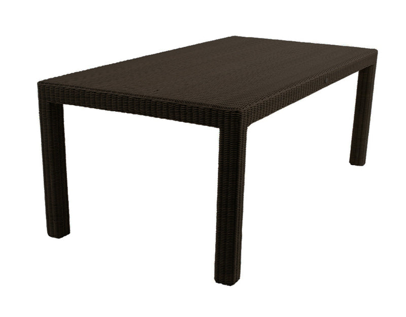 Conti Outdoor Patio Dining Set 6 Chairs and 1 Table (Dark Brown)