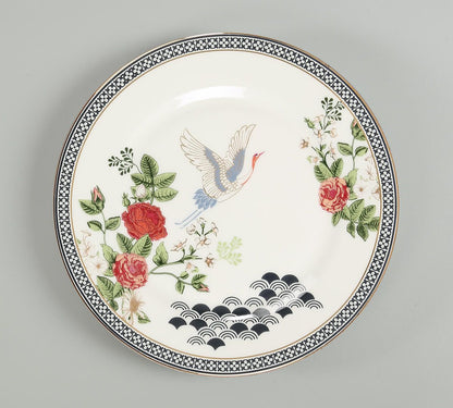 India Circus Gruidae's Trance Dinner Set - 20 Pieces, For Family of 6