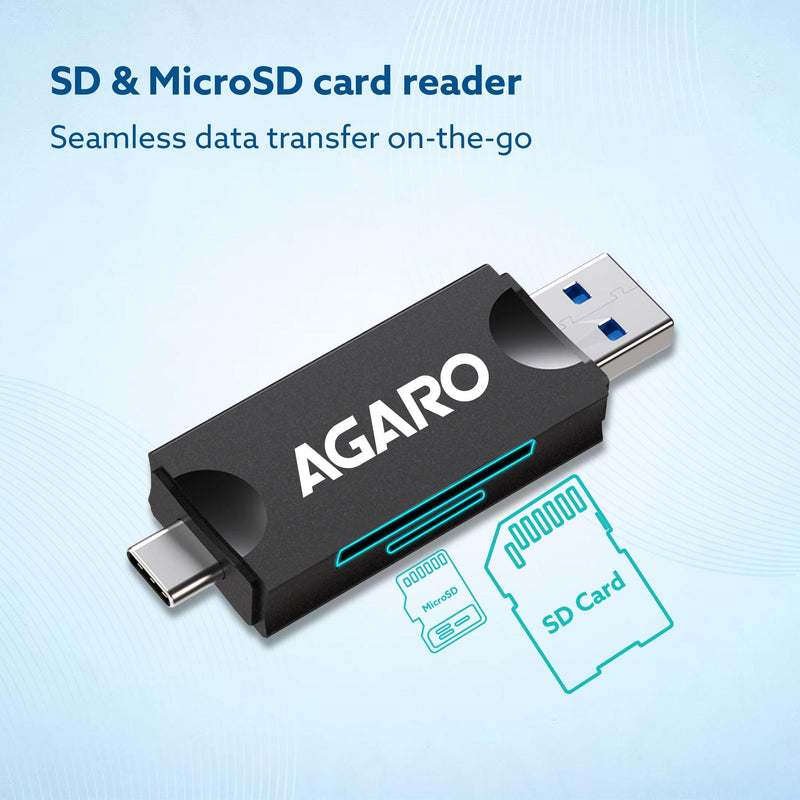 AGARO Snapcase USB 3.0 Card Reader with Storage Case-3