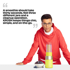 KRUSH | Compact Mixer Grinder with Go Jar