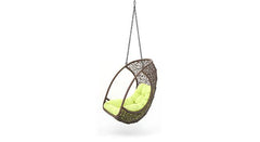 Bianchi Single Seater Hanging Swing Without Stand For Balcony , Garden Swing (Dark Brown )