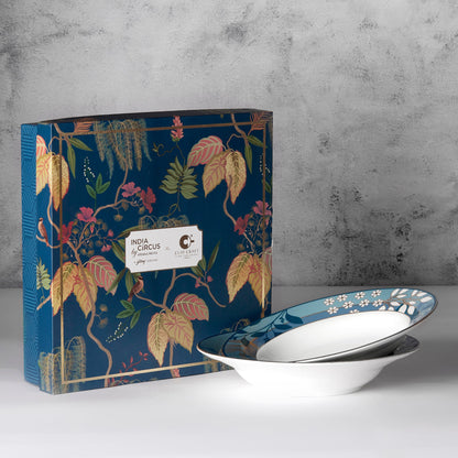 India Circus Oceanic Opulence Pasta Plate Set of 2