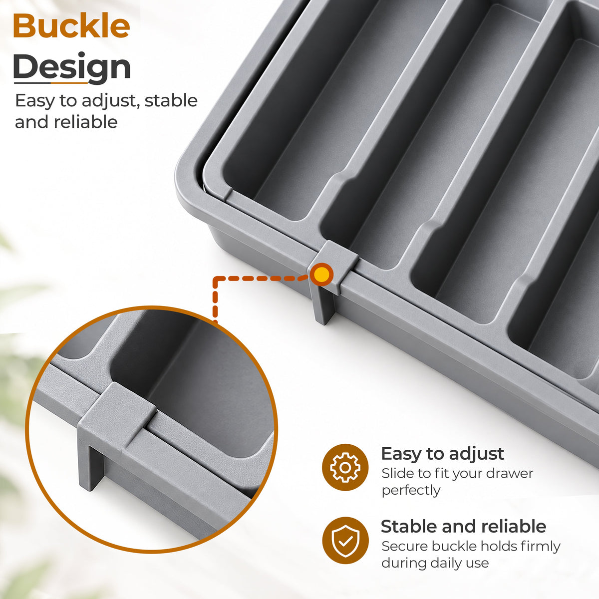 Plantex Expendable Cutlery Tray/Cutlery Organizer for Kitchen Drawer-6