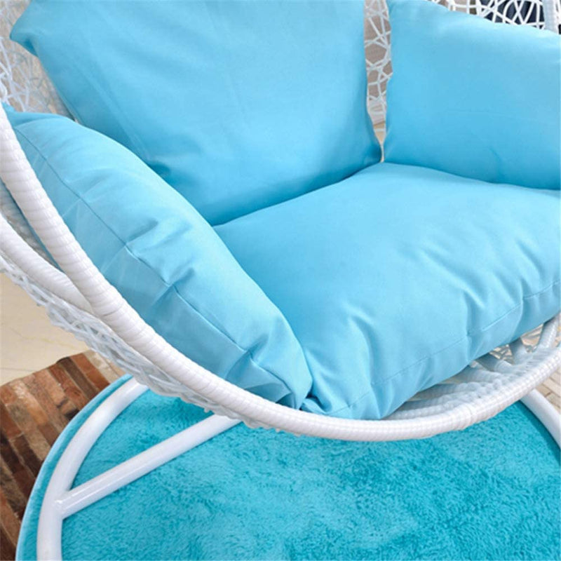 Elpidio Single Seater Hanging Swing With Stand For Balcony , Garden Swing (White)