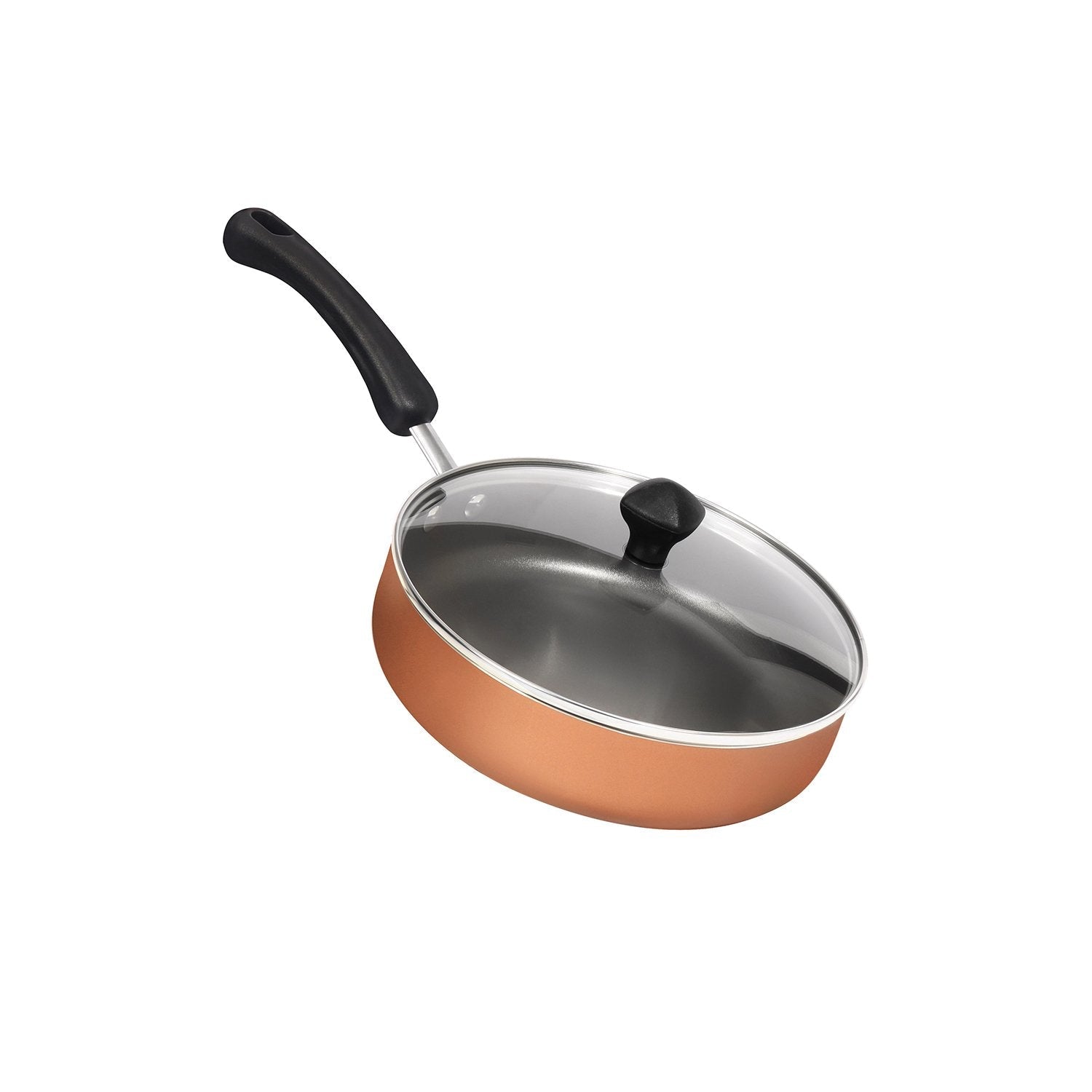 Meyer Non-Stick 4pcs Cookware Set (Sautepan + Curved Roti/Chappati Tawa + Nylon Turner)