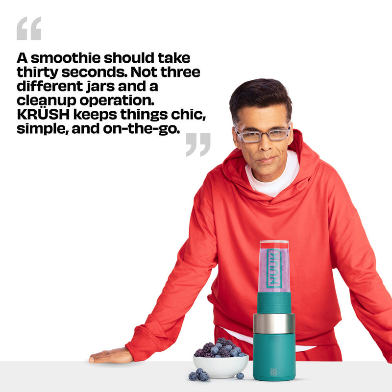 KRUSH | Compact Mixer Grinder with Go Jar