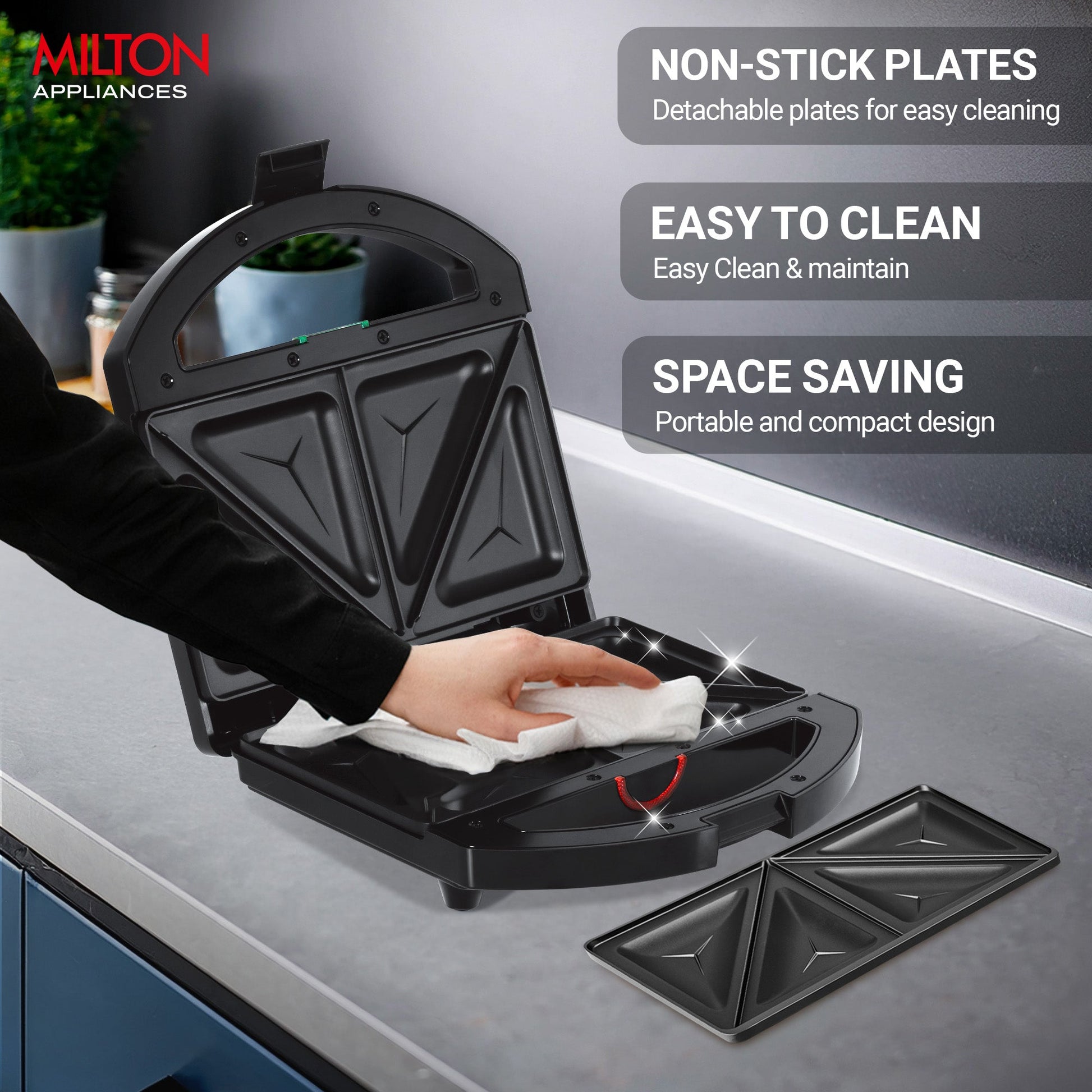 Sandwich Maker HSM033 (Milton)