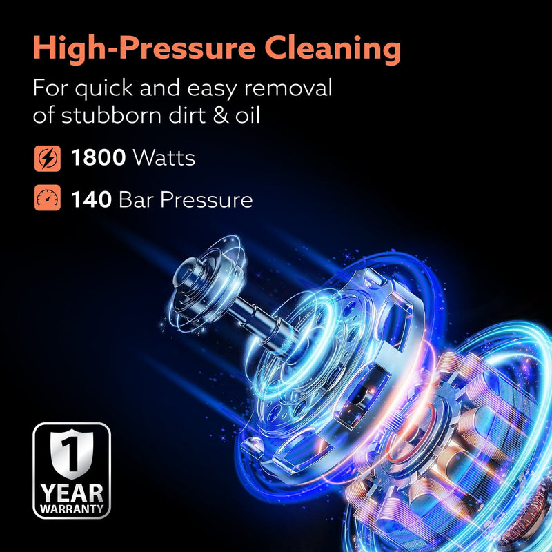 AGARO ROYAL High Pressure Washer 1800W