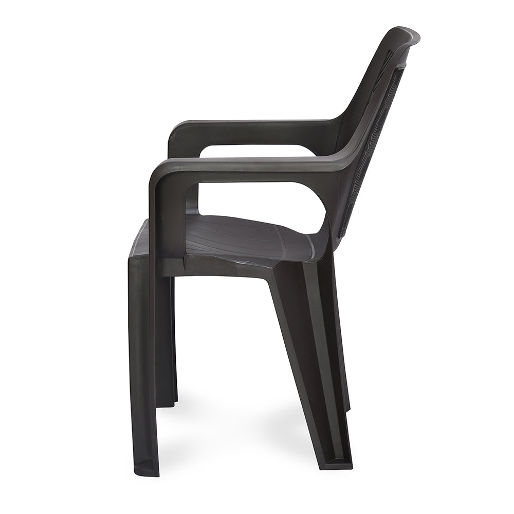 Nilkamal Hexa Plastic Chair with Arm Rest