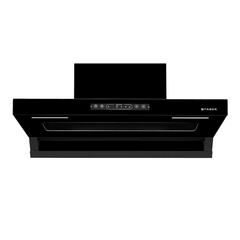 Faber HOOD VIVID FL HC BK 90 Wall Mounted Matte Black Chimney