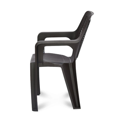 Nilkamal Trendy Plastic Chair with Arm Rest