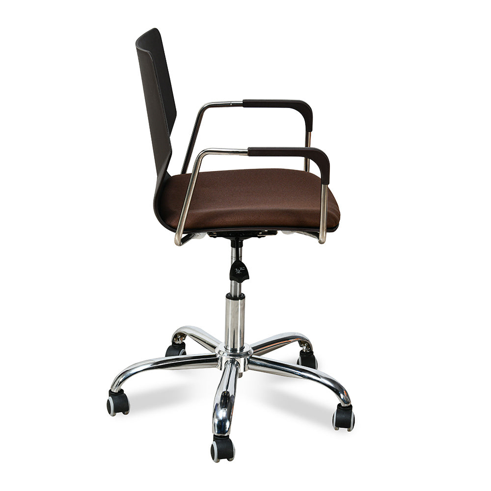 Nilkamal Zing with Arm Office Chair (Brown)