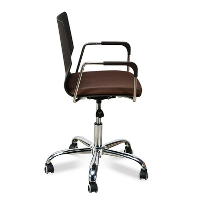 Nilkamal Zing with Arm Office Chair (Brown)