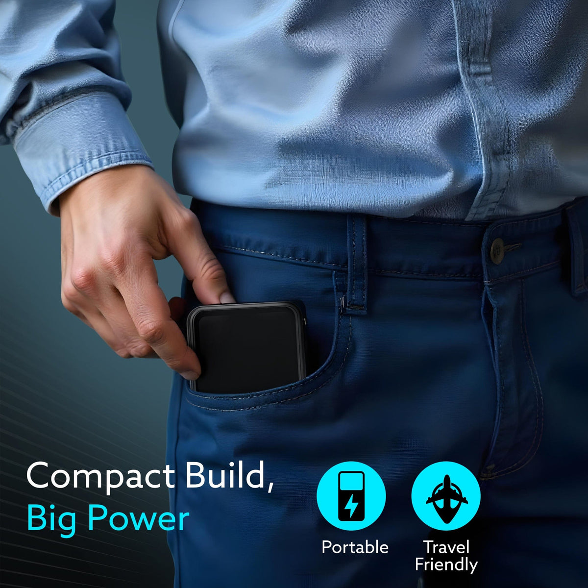 AGARO Imperial Power Bank 20000 mAh, 22.5W Power Delivery for Smartphones, Portable, USB C & Micro Input, USB A1,A2 & C 