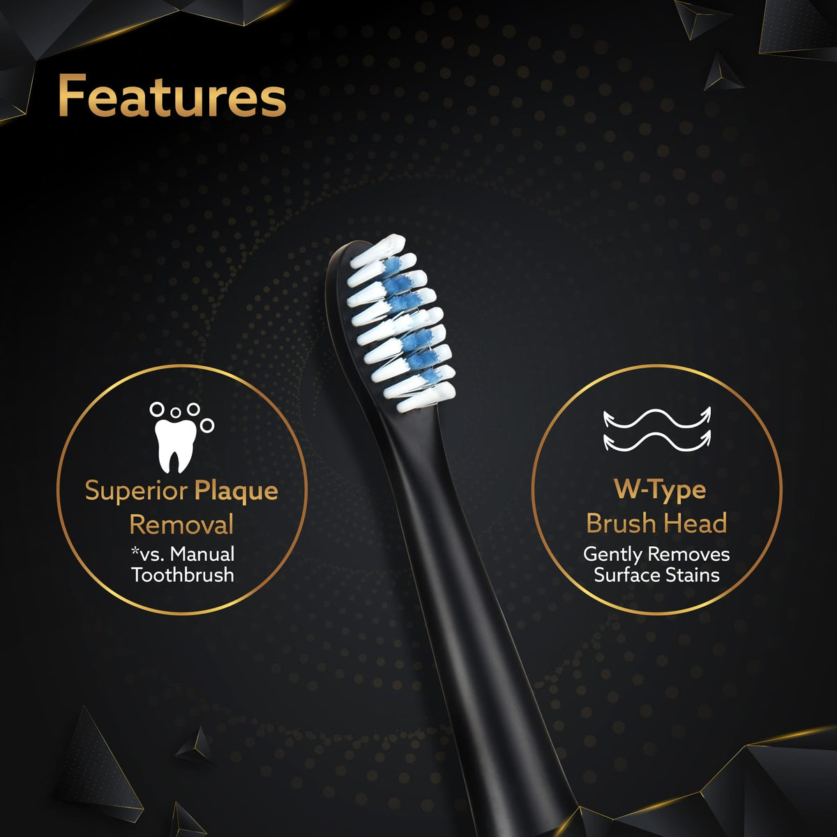 AGARO Cosmic Lite Brush Refill - 5pcs-3