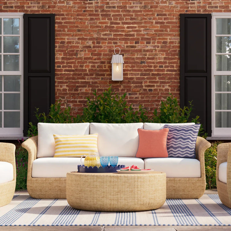 Coist Outdoor Sofa Set 3 Seater, 2 Single seater and 1 Center Table (Honey)