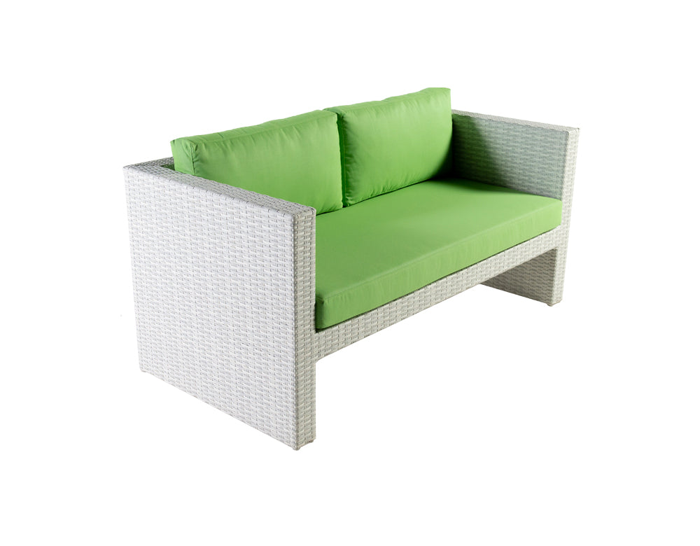 Gucci Outdoor Patio Sofa Set 4 Chairs and 1 Center Table (Off White)