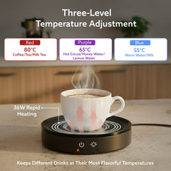 AGARO Regal Coffee Mug Warmer – Cup Heater for Coffee-Tea, Milk & Hot Drinks, Portable Electric Heating Pad with Constan