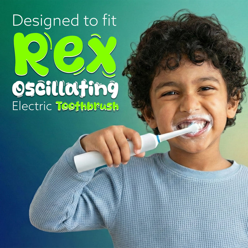 AGARO Rex Oscillating Toothbrush Refill Heads, Soft Bristles, Pack of 4-3