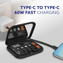 AGARO Snapcase 6-in-1 Multifunctional 60W Fast Charging Case With Mirror-3