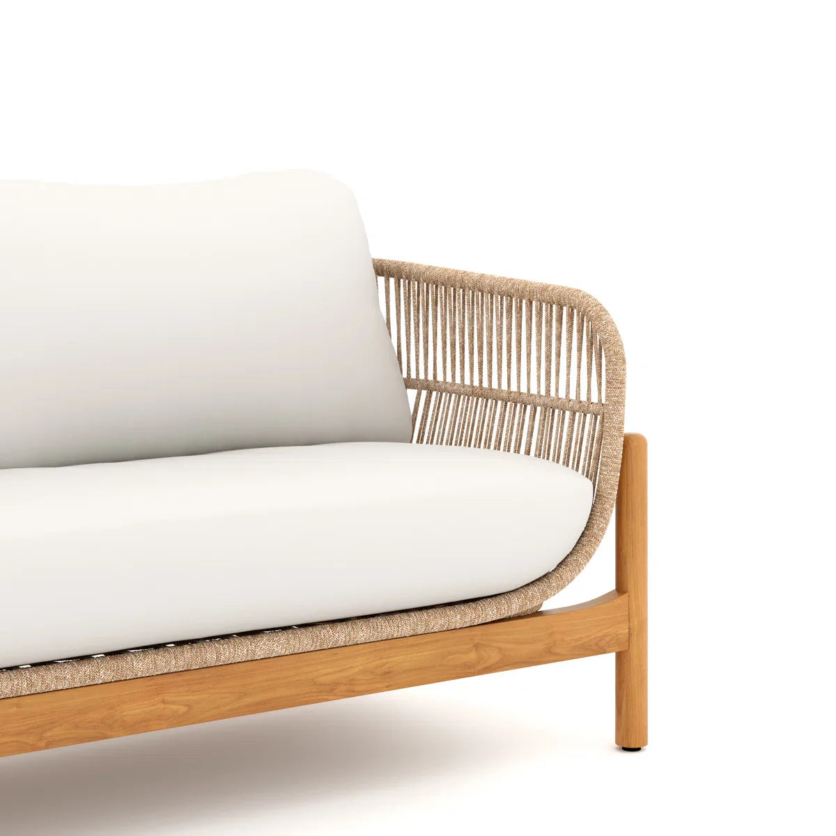 Apolo Outdoor Sofa Set 2 Seater , 2 Single seater , 1 Side table and 1 Center Table (Beige)