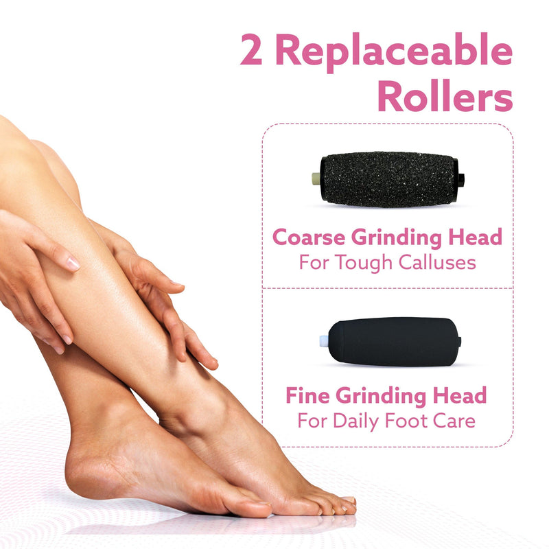 AGARO Callus Remover Replaceable Heads, 2 Pcs, Callus & Dead Skin Removal Filer, Pedicure at Home