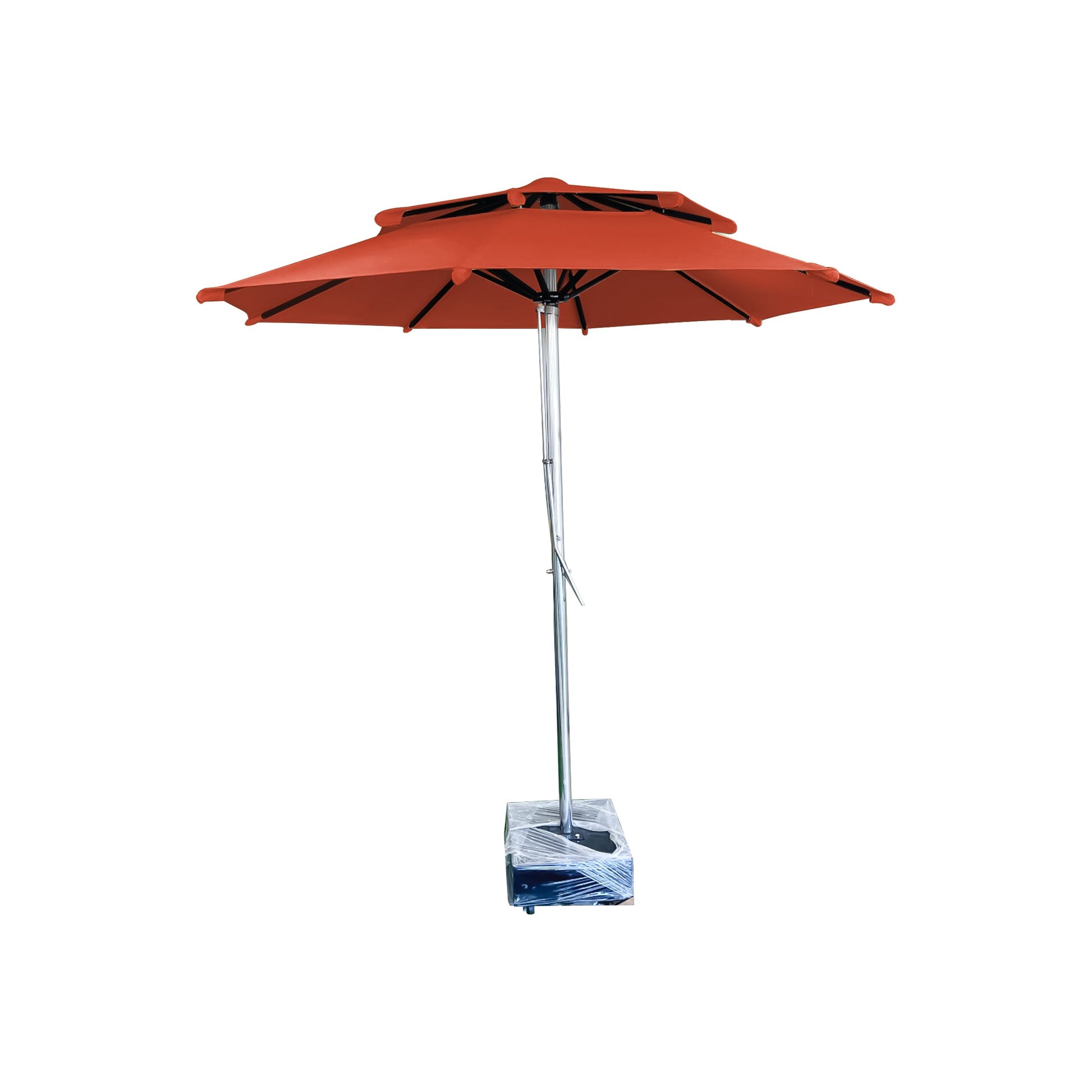 Grazia Luxury Centre Pole Garden Umbrella With Stand