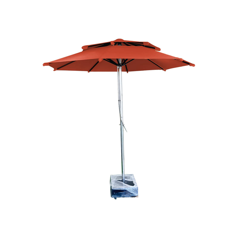 Grazia Luxury Centre Pole Garden Umbrella With Stand