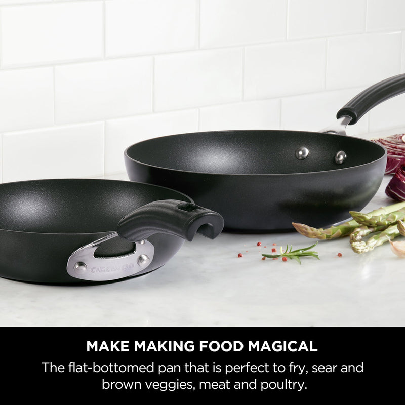 Circulon Origins 2pcs Hard Anodized + Non-Stick 20cm + 24cm Frypan Set
