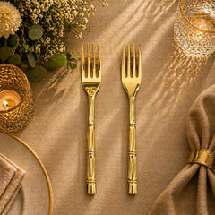 Handcrafted Brass Fork & Spoon Set – Premium Indian Brassware (7.2 Inch)