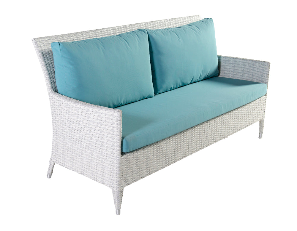 Pio Outdoor Sofa Set  2 Seater , 2 Single seater and 1 Center Table (White)