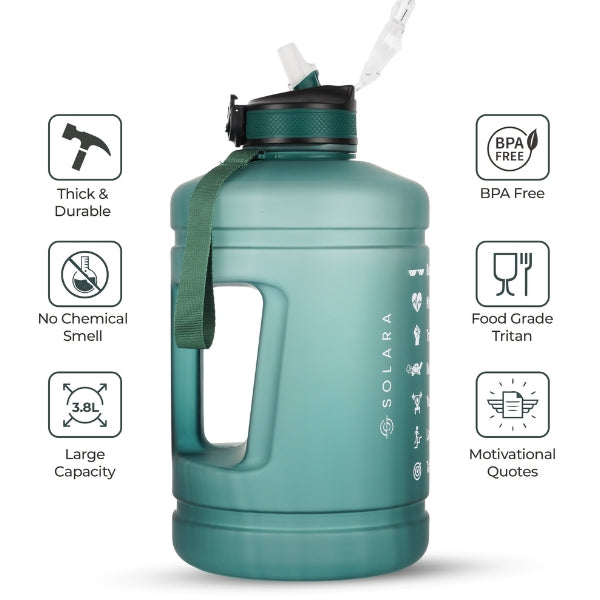 Motivational Water Bottle 3.8 L