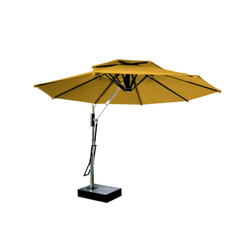 Spina Luxury Side Pole Garden Umbrella With Stand