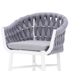 Ece Outdoor Patio Bar Chair 2 Chairs For Balcony Braided & Rope