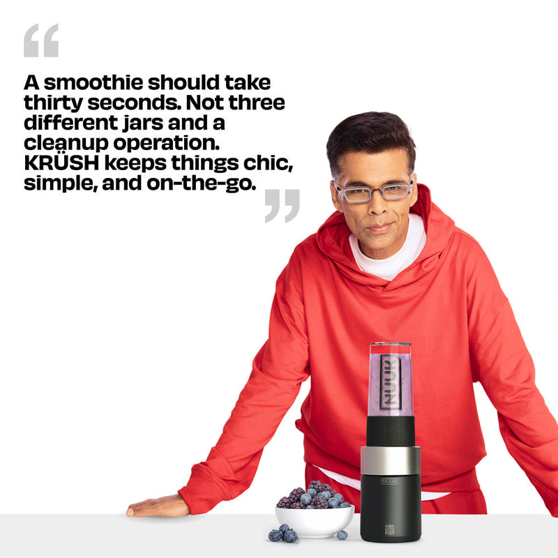 KRUSH | Compact Mixer Grinder with Go Jar