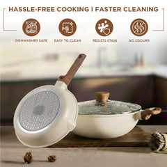 Vinod Di Casa Signature Ceramic Non Stick Cookware Set - 3 pcs