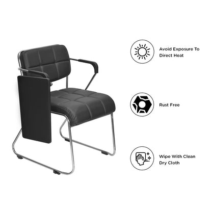 Nilkamal Contract 02 with Half Tablet (Black)