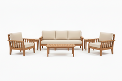 URBAN 2 Seater TEAK Wood Sofa