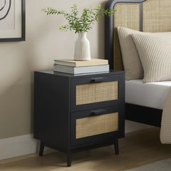 Canora 2 Drawer Bedside Table