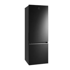 Electrolux UltimateTaste 300 335 Litres 1 Star Frost Free Double Door Bottom Mount Refrigerator with Door Alarm (EBB3702K-H, Glossy Black Steel)