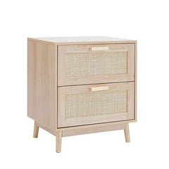 Canora 2 Drawer Bedside Table