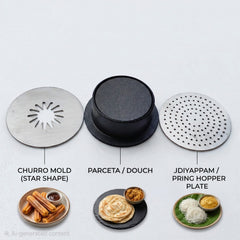 Parotta Maker (Machine+10 Molds)