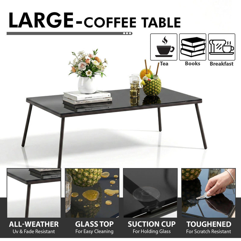 Shed Outdoor Sofa Set 3 Seater , 2 Single seater and 1 Center Table Set (Dark grey) Braided & Rope