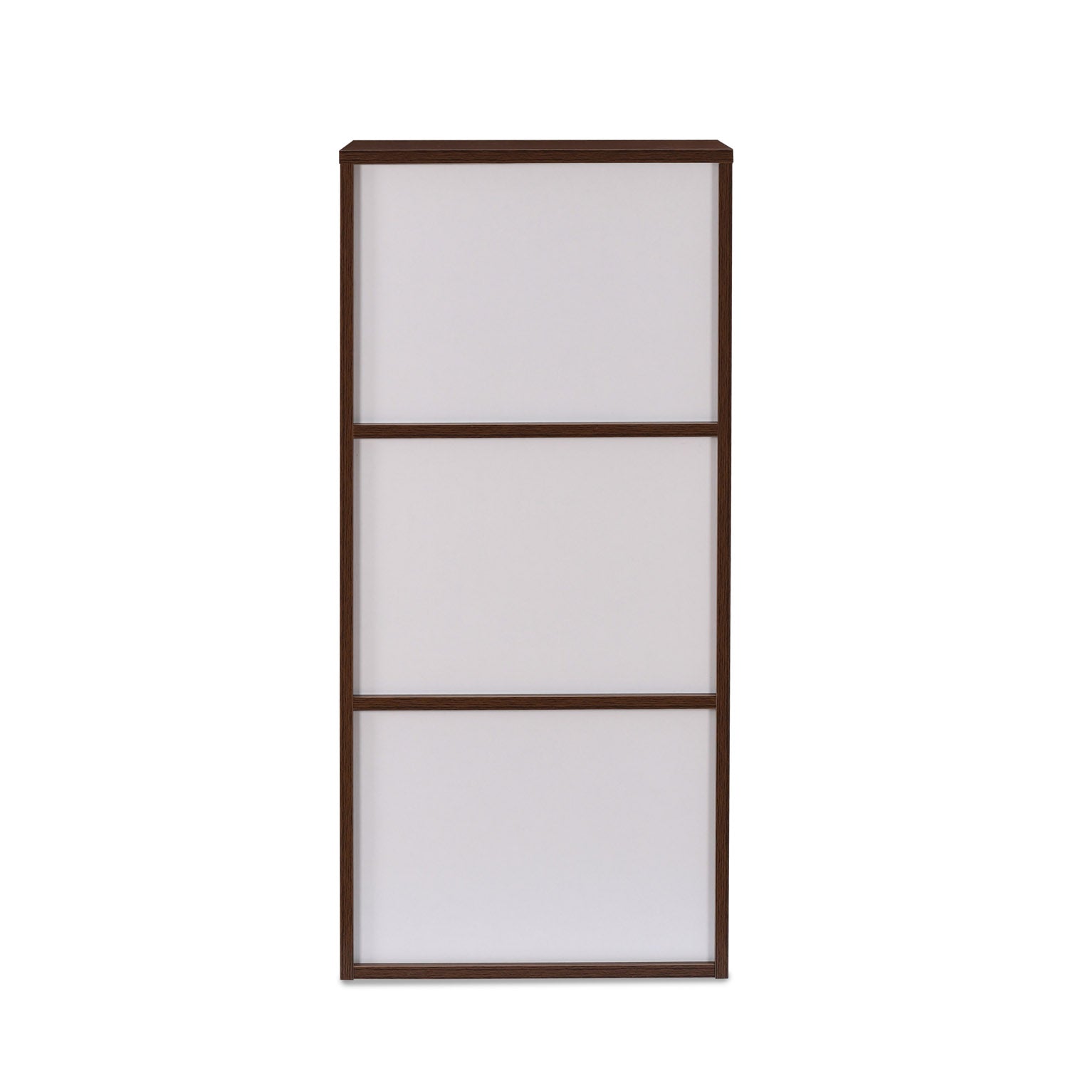 Nilkamal Sear 3 Tier Storage Cabinet (Oak/Frosty White)