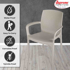 Supreme Texas Plastic With-Arm Chair