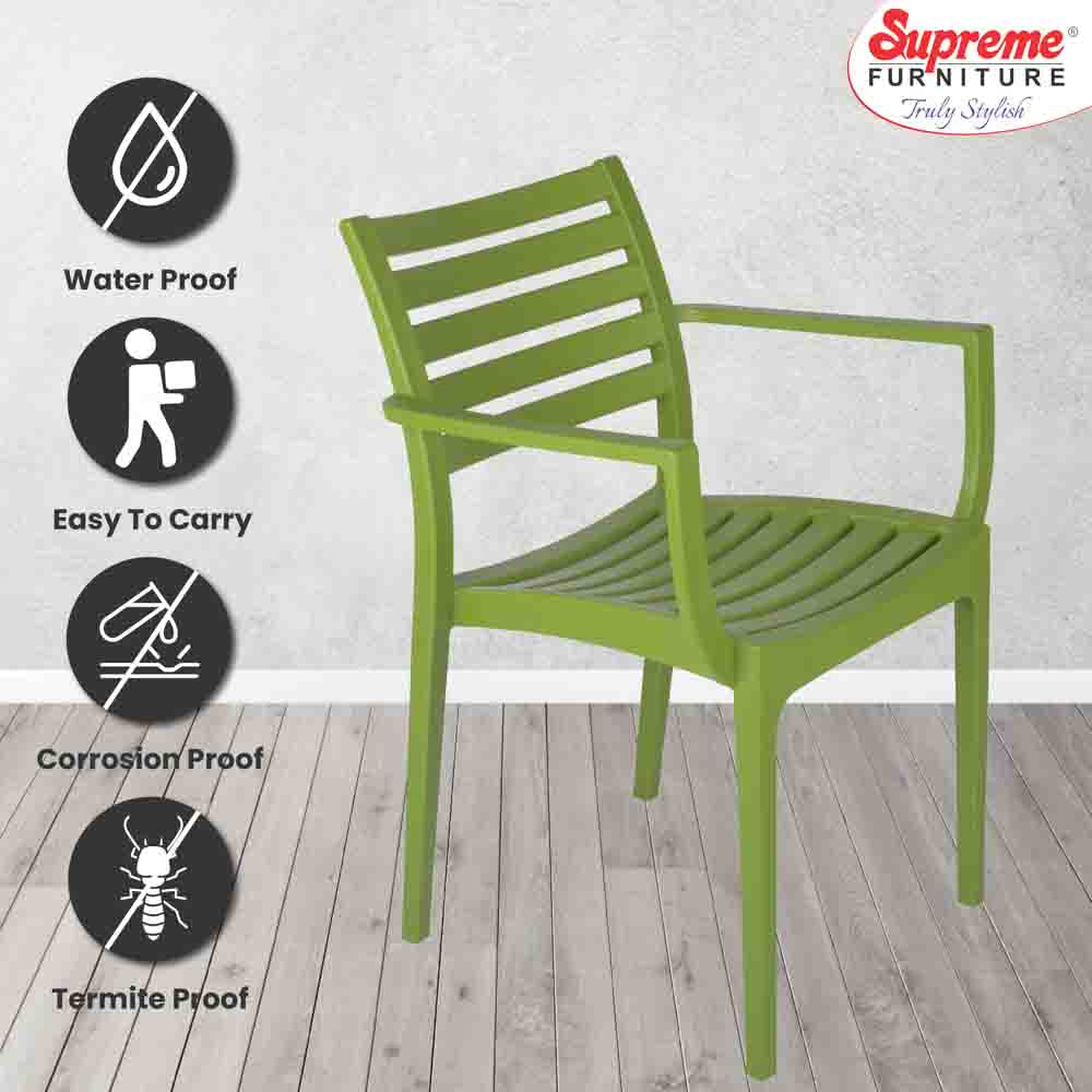 Supreme Empire Plastic With-Arm Chair