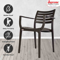 Supreme Empire Plastic With-Arm Chair