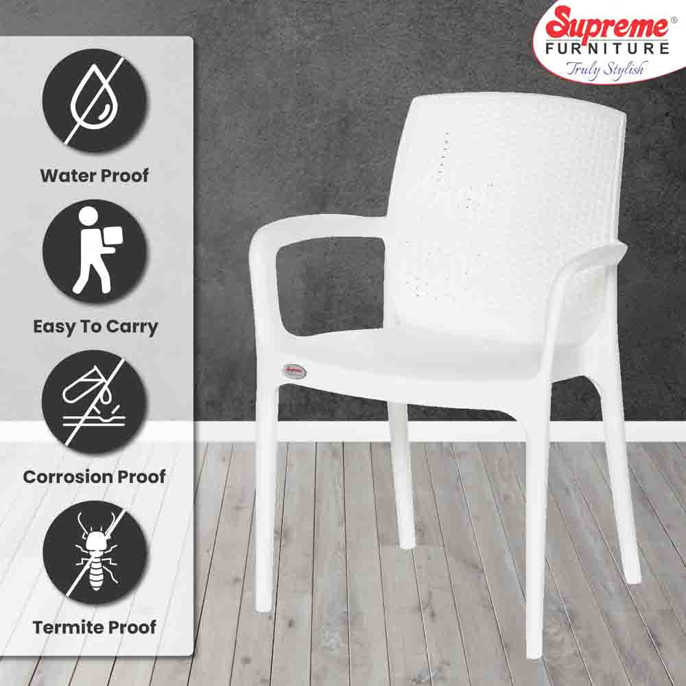 Supreme Texas Plastic With-Arm Chair