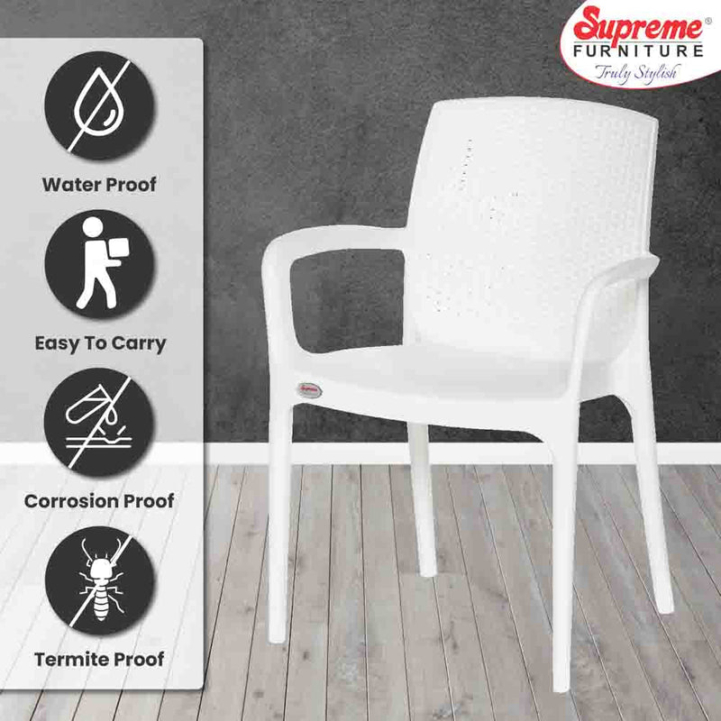 Supreme Texas Plastic With-Arm Chair
