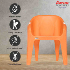 Supreme Futura Plastic With-Arm Chair